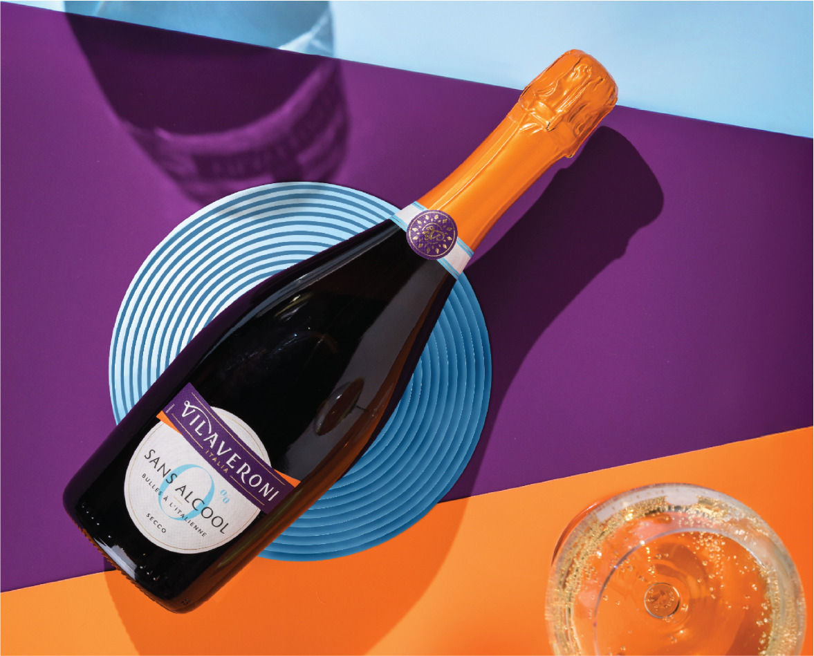 Bouteilles de Limoncè et Prosecco