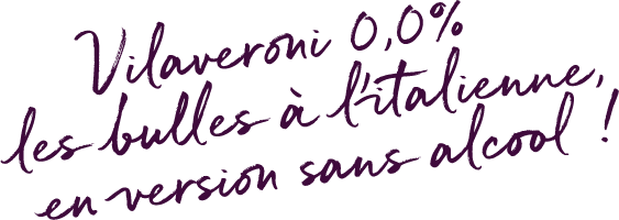 vilaveroni 0.0% les bulles à l'italienne sans alcool